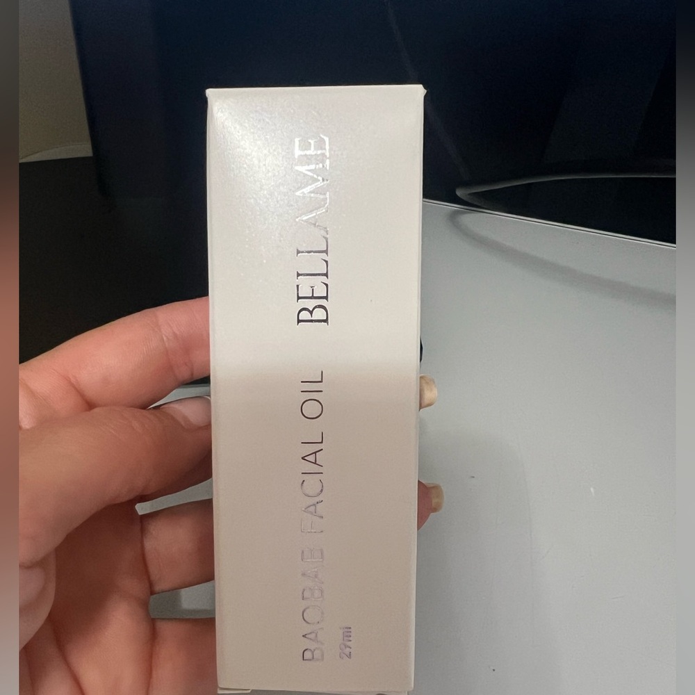 Bellame facial oil.